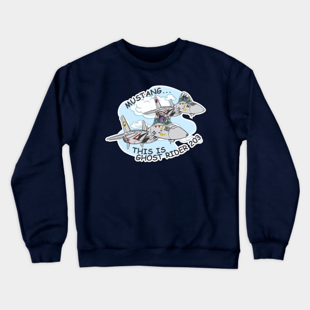 Mustang This Is Ghost Rider Crewneck Sweatshirt by MBK